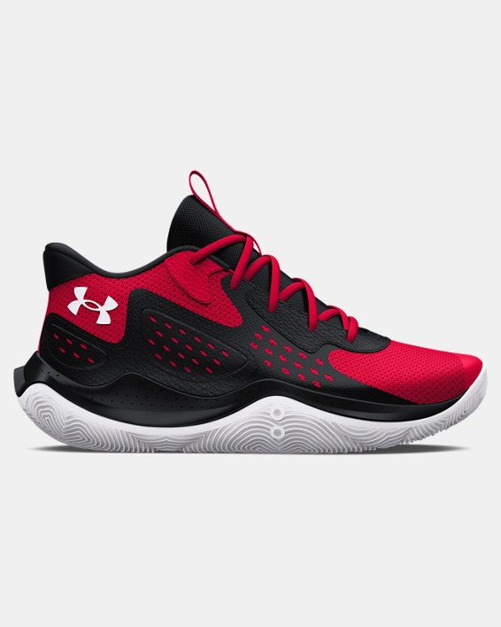 Unisex UA Jet '23 Basketball Shoes in Red image number 0